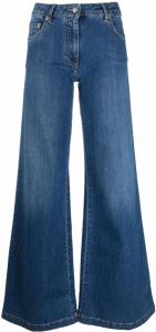Moschino Jeans met borduurwerk Blauw