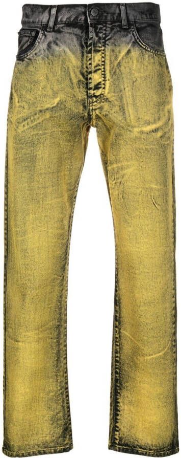 Moschino Jeans met kleurverloop Geel