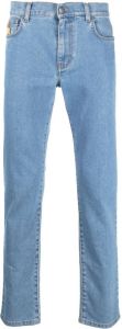 Moschino Jeans met logo Blauw