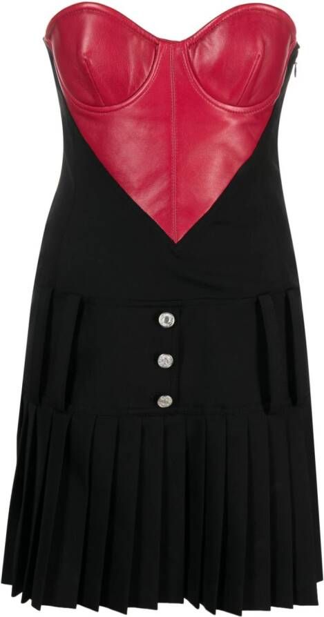 MOSCHINO JEANS Mini-jurk met print Zwart