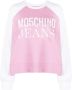 MOSCHINO JEANS Sweater met logoprint Roze - Thumbnail 1