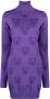 Moschino Jurk met intarsia teddybeer Blauw - Thumbnail 1