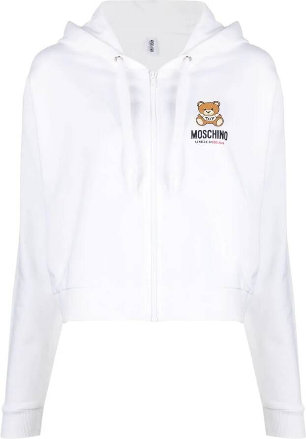 Moschino Katoenen hoodie Wit