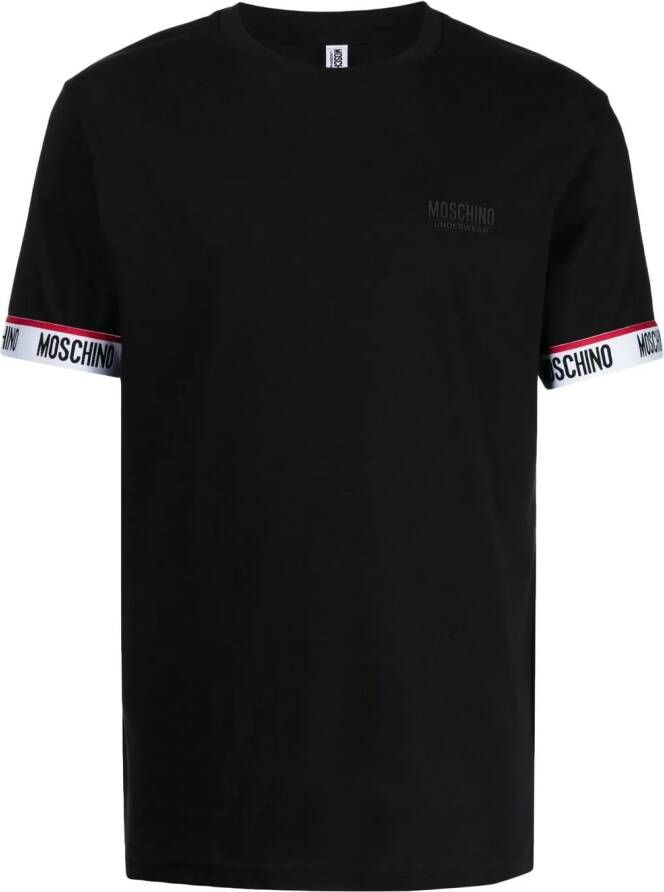 Moschino Katoenen T-shirt Zwart