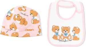 Moschino Kids Babypakje met teddybeerprint Roze