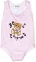 Moschino Kids Badpak met teddybeer print Roze - Thumbnail 1