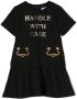 Moschino Kids Blousejurk met print Zwart - Thumbnail 1