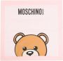 Moschino Kids Deken met teddybeerprint Roze - Thumbnail 1