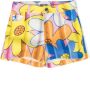 Moschino Kids Shorts met bloe print Wit - Thumbnail 1