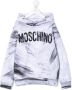 Moschino Kids Hoodie met logoprint Wit - Thumbnail 1
