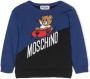 Moschino Kids Intarsia trui Blauw - Thumbnail 1