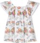 Moschino Kids Jurk met teddybeerprint Wit - Thumbnail 1