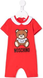 Moschino Kids Katoenen babypakje Rood