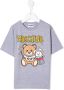 Moschino Kids Katoenen T shirt kinderen Spandex Elastane katoen 10 Grijs - Thumbnail 1