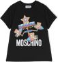 Moschino Kids Katoenen T-shirt Zwart - Thumbnail 1