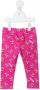 Moschino Kids Legging met teddybeerprint Roze - Thumbnail 1