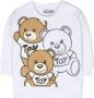 Moschino Kids Sweater met teddybeerprint Wit - Thumbnail 1