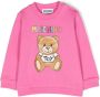 Moschino Kids Sweater met print Roze - Thumbnail 1