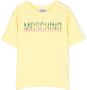 Moschino Kids T-shirt met logopatch Geel - Thumbnail 1