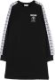 Moschino Kids Jurk met logoprint Zwart - Thumbnail 1