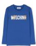Moschino Kids Sweater met logoprint Blauw - Thumbnail 1