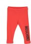 Moschino Kids Legging met logoprint Rood - Thumbnail 1