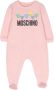 Moschino Kids Pyjama met logoprint Roze - Thumbnail 1