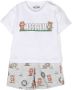 Moschino Kids Shorts met teddybeerprint Wit - Thumbnail 1