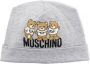 Moschino Kids Muts met logoprint Grijs - Thumbnail 1