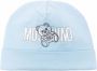 Moschino Kids Muts met teddybeerprint Blauw - Thumbnail 1