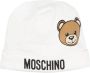 Moschino Kids Muts met teddybeerprint Wit - Thumbnail 1