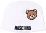 Moschino Kids Pet met geborduurd logo Wit - Thumbnail 1