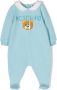 Moschino Kids Pyjama met logo-reliëf Blauw - Thumbnail 1