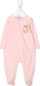 Moschino Kids Pyjama met teddybeerprint Roze
