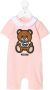 Moschino Kids Romper met geborduurde teddybeer Roze - Thumbnail 1