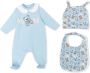 Moschino Kids Romper met teddybeerprint Blauw - Thumbnail 1