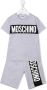 Moschino Kids Set van T-shirt en shorts met logoprint Grijs - Thumbnail 1