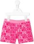 Moschino Kids Shorts met logoprint Roze - Thumbnail 1