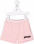 Moschino Kids Shorts met logoprint Roze - Thumbnail 1