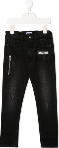 Moschino Kids Skinny jeans Zwart