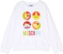 Moschino Kids Sweater met grafische print Wit - Thumbnail 1