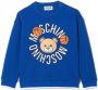 Moschino Kids Sweater met logoprint Blauw - Thumbnail 1