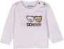 Moschino Kids Sweater met logoprint Paars - Thumbnail 1