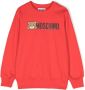 Moschino Kids Sweater met logoprint Rood - Thumbnail 1