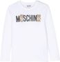 Moschino Kids Sweater met logoprint Wit - Thumbnail 1