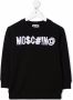 Moschino Kids Sweater met logoprint Zwart - Thumbnail 1