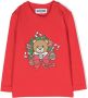 Moschino Kids Sweater met print Rood - Thumbnail 1