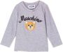 Moschino Kids Sweater met schoudersluiting Grijs - Thumbnail 1