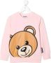 Moschino Kids Sweater met speelgoedbeerprint Roze - Thumbnail 1