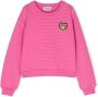 Moschino Kids Sweater met teddybeerpatch Roze - Thumbnail 1